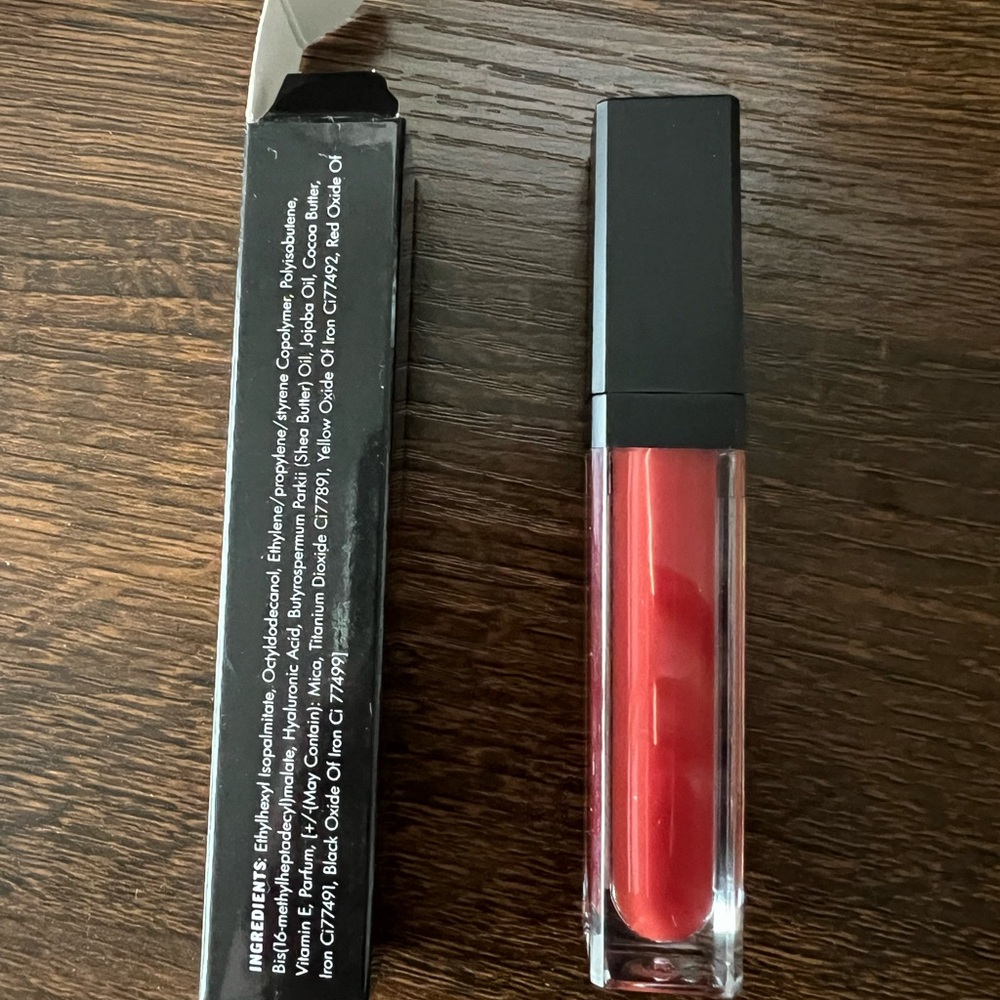 Woodrose Red Lip Gloss (with light on the cap!)